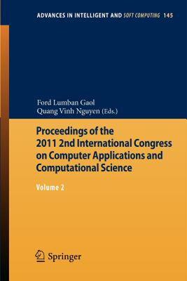 【预售】Proceedings of the 2011 2nd International Congress