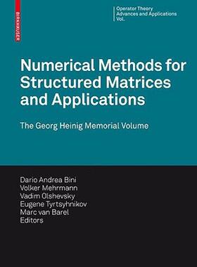 【预售】Numerical Methods for Structured Matrices and