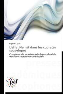 Dans Sous Dopes Nernst Cuprates Effet 预售 Les