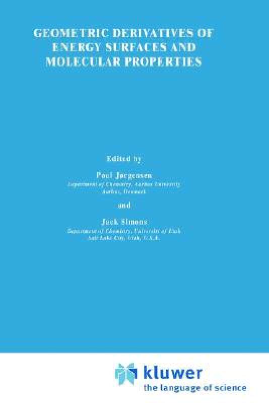 【预售】Geometrical Derivatives of Energy Surfaces and