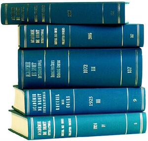 【预售】Recueil Des Cours: Volume 124 (1968/II)
