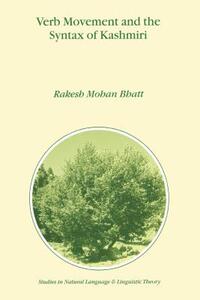 【预售】Verb Movement and the Syntax of Kashmiri