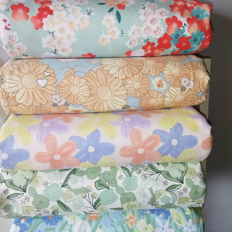 小碎花朵100%纯棉活性印花被套四件套单人双人被罩被套床单田园棉,床上用品,床单,淘宝优惠券,粉丝福利购,淘宝优惠卷