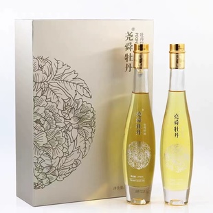 尧舜牡丹油 国色坊纯牡丹籽油α—亚麻酸健康食用油316ml瓶礼盒装