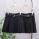 A字裤 高级感小个子防走光百褶短裙女2026春季 新款 裙配腰带半身裙