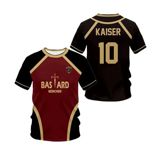 Jersey Futsal Pattern Vl Replika Blue Lock Anime Bastard Mun