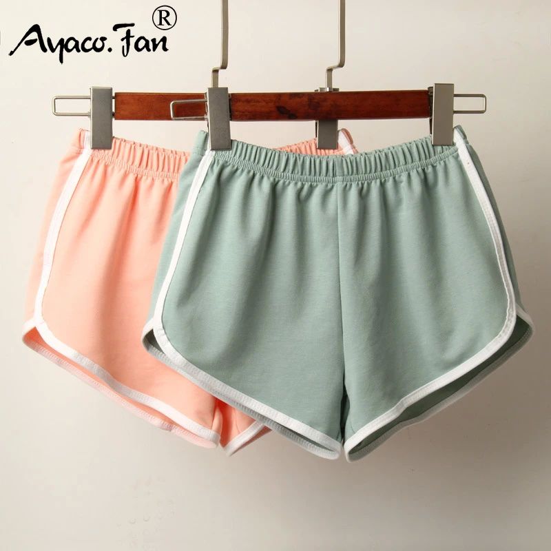 Sports Shorts Women Summer 2021 New Candy Color Anti Emptied
