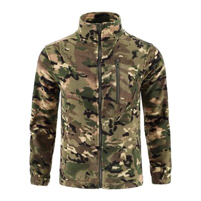 Outdoor Camouflage Fleece Jacket Double-Sided Shake Fleece C