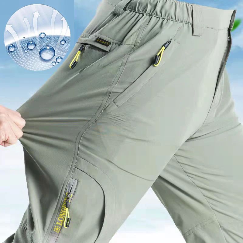 SFABL 5XL Summer Quick Dry Hiking Pants Men Stretch Waterpro