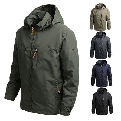 Autumn Winter Windbreaker Male Waterproof Field Jackets Hiki
