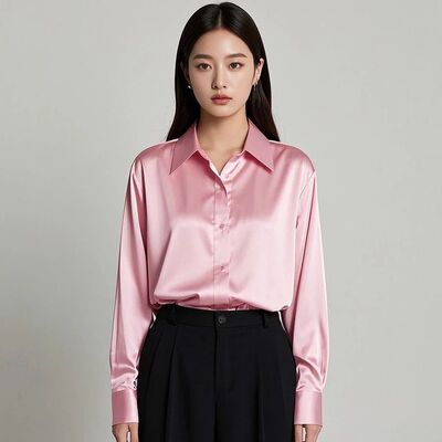 Korean Office Lady Trend Casual Shirt Elegant Blouses For Wo
