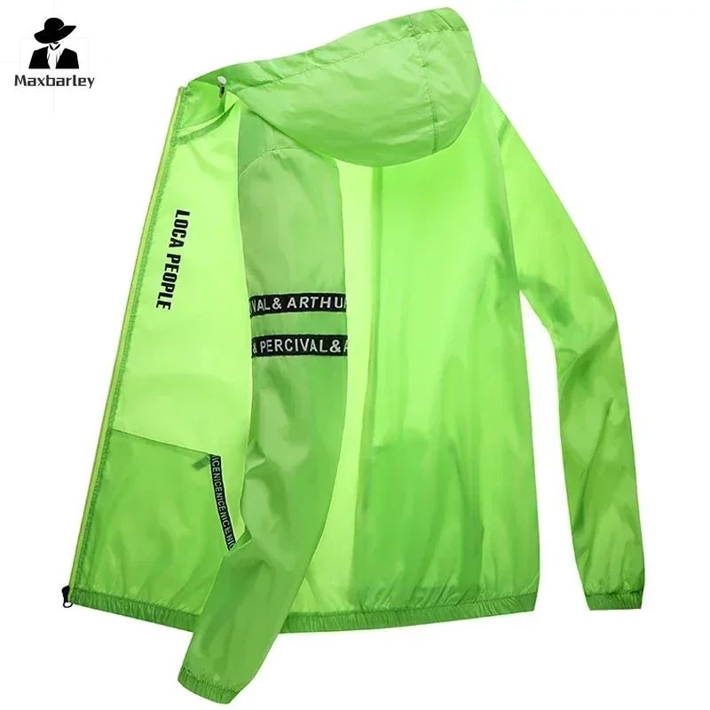 Summer Sun Protection Clothing Men's Casual Waterproof Quick