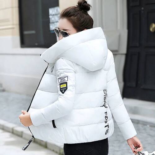 2024 New Winter Parkas Women Jacket Hooded Thick Warm Short