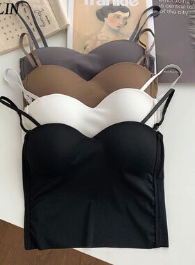 ITOOLIN Fashion Backless Tank Tops Cute Crop Tops For Women
