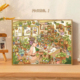 宝藏湾 diy数字油画植物培育室可爱油画填充卡通画填色解压数字画