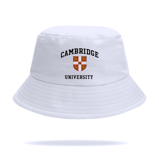 英国剑桥大学名校校服纪念周边渔夫帽子男女儿童装学生盆帽遮阳帽