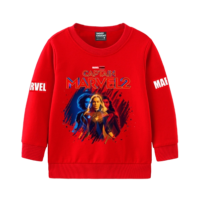 惊奇队长2漫威周边圆领卫衣