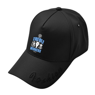 曼城2023欧冠夺冠纪念足球迷棒球帽子男女儿童装学生鸭舌帽防晒帽