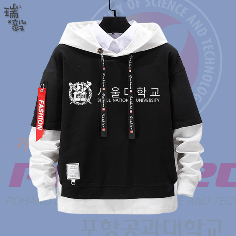 首尔高丽韩国科学技术院浦项工科大学连帽卫衣男女儿童装学生外套