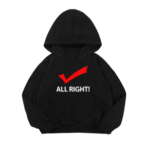 学习满分对号考的全会蒙的全对期末考试连帽卫衣男女儿童学生外套