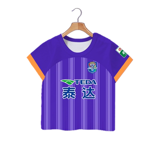 2024天津津门虎泰达队足球衣服速干短袖T恤衫男女儿童装学生半袖