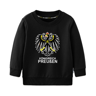 德意志二帝国German Empire普鲁士德国圆领卫衣男女儿童学生长袖