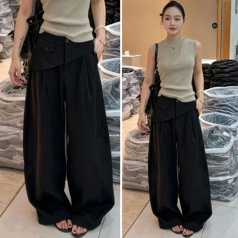 超火屁帘弯刀裤女秋季2026新款图片