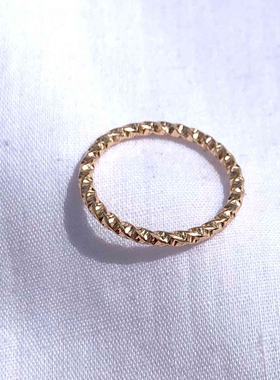 山东青岛外贸流行饰品欧美原单新款时尚质感个性磨砂珍珠精品戒指