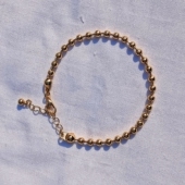 青岛外贸流行饰品欧美原单质感气质豆豆链个性 精品手链女 热卖