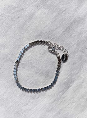 青岛外贸流行饰品欧美原单正品个性小众设计抽象锁链打标精品手链