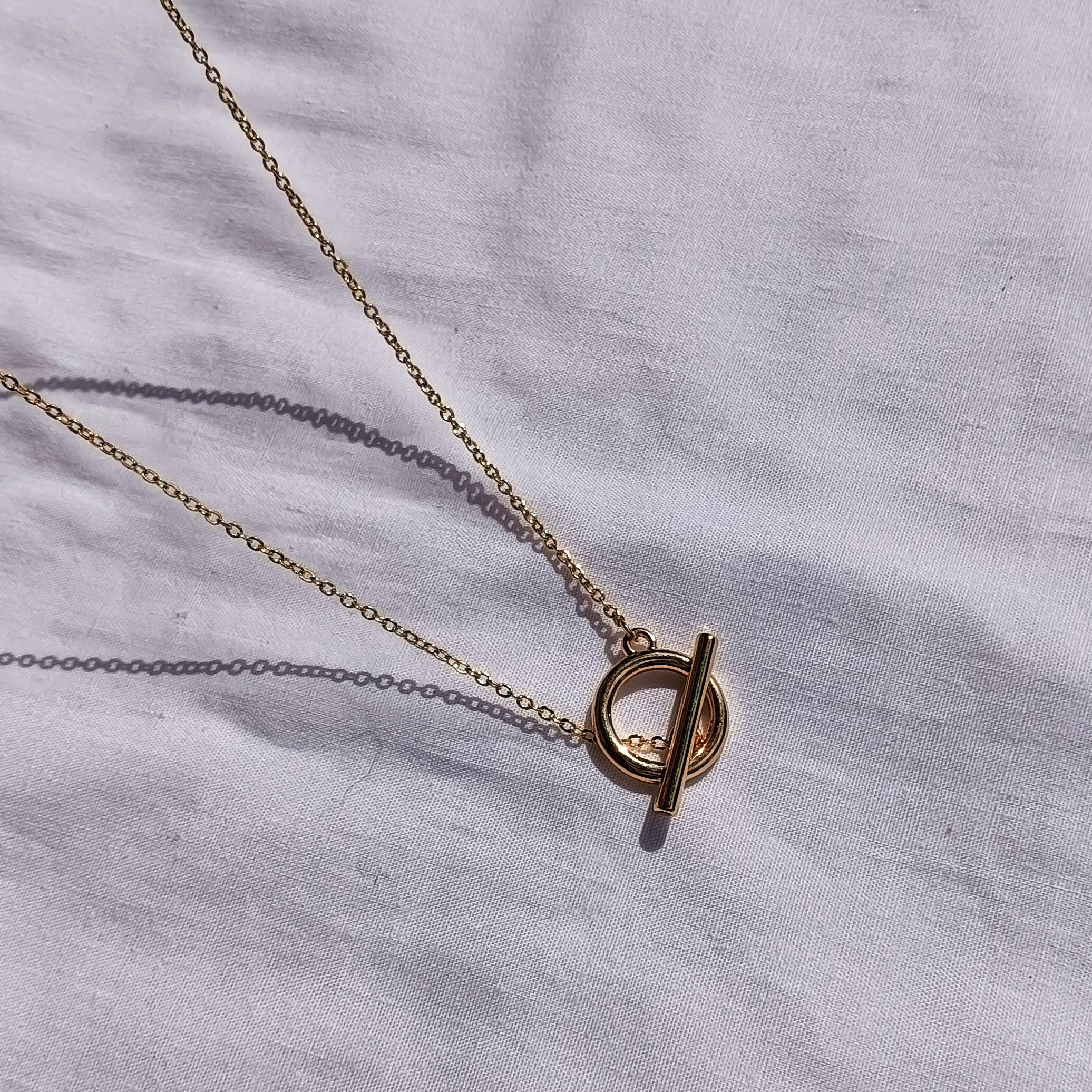 其他锌合金铁链条其他女简约项链