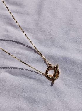 其他锌合金铁链条其他女简约项链