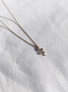 青岛外贸流行饰品欧美原单正品个性小众设计感蛇满钻吊坠精品项链