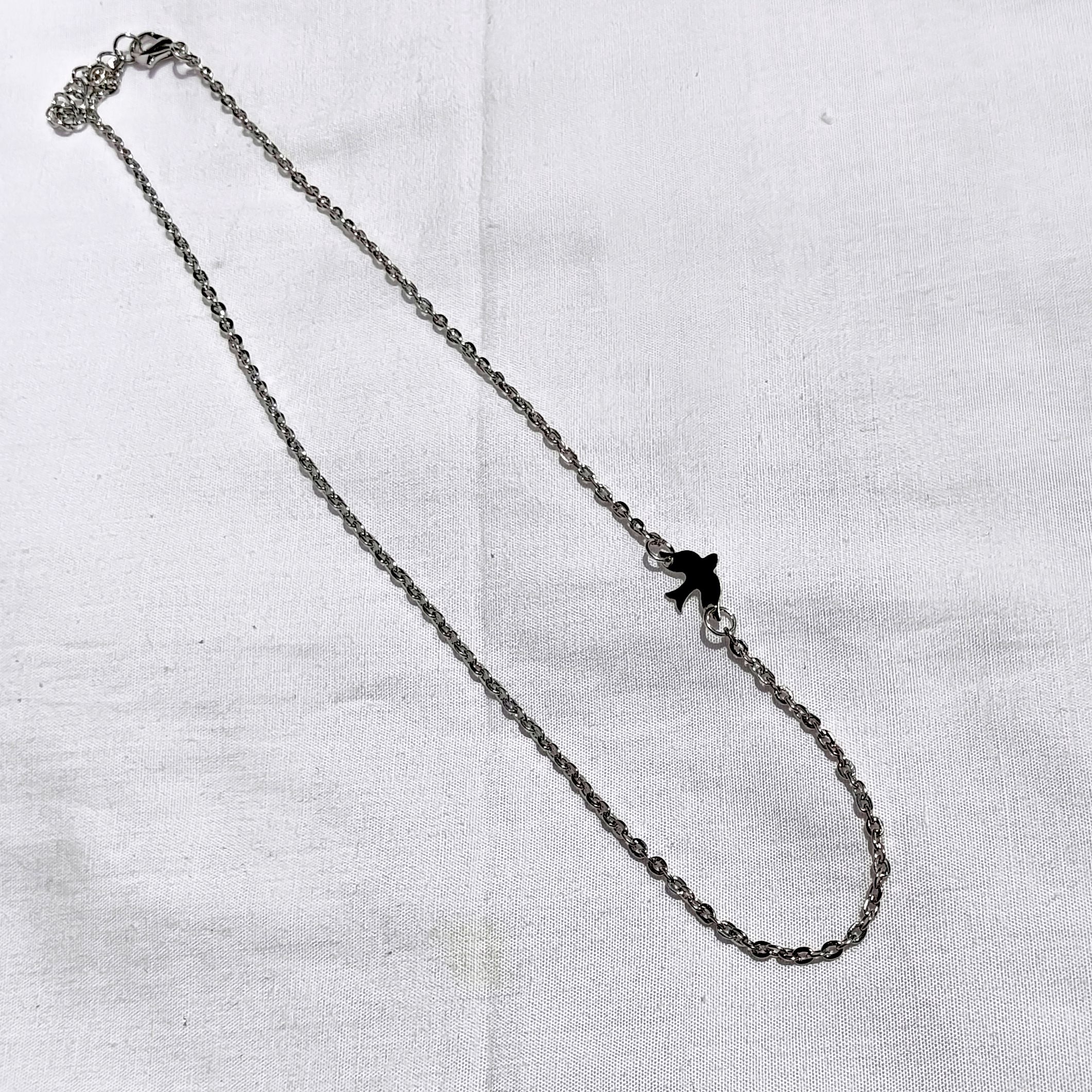 青岛外贸流行饰品欧美原单正品个性小众设计感小鸟精巧精小项链