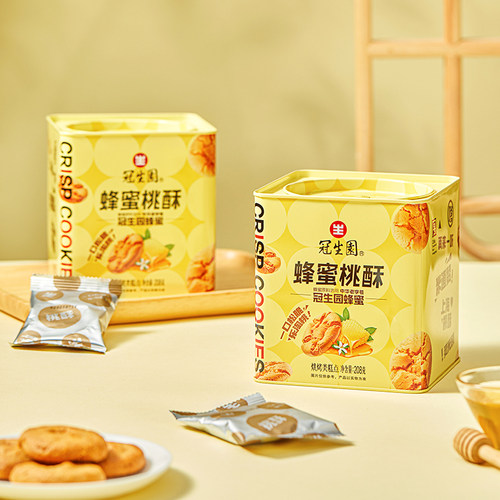 冠生园蜂蜜桃酥上海特产传统糕点