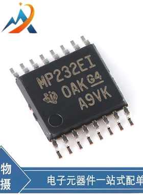 MAX3232EIPWR TSSOP-16 RS-232线路驱动器/接收器IC芯片 原装现货