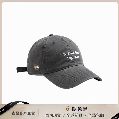 【官网正品】HUMAN WEEH帽子女春秋软顶棒球帽显脸小百搭鸭舌帽子