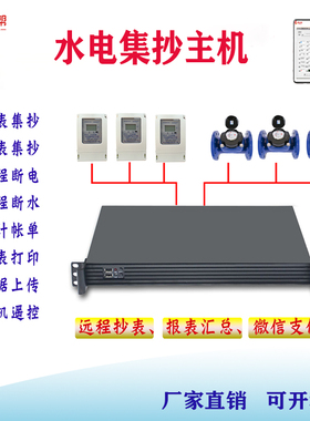 智能水电集抄系统 公寓物业出租房微信收租管理软件 手机远程抄表