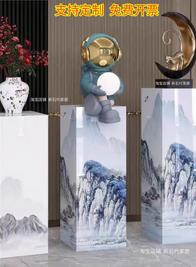 新中式岩板花架，雅致承繁花