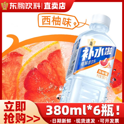 东鹏补水啦电解质饮料380ml*6瓶体验装