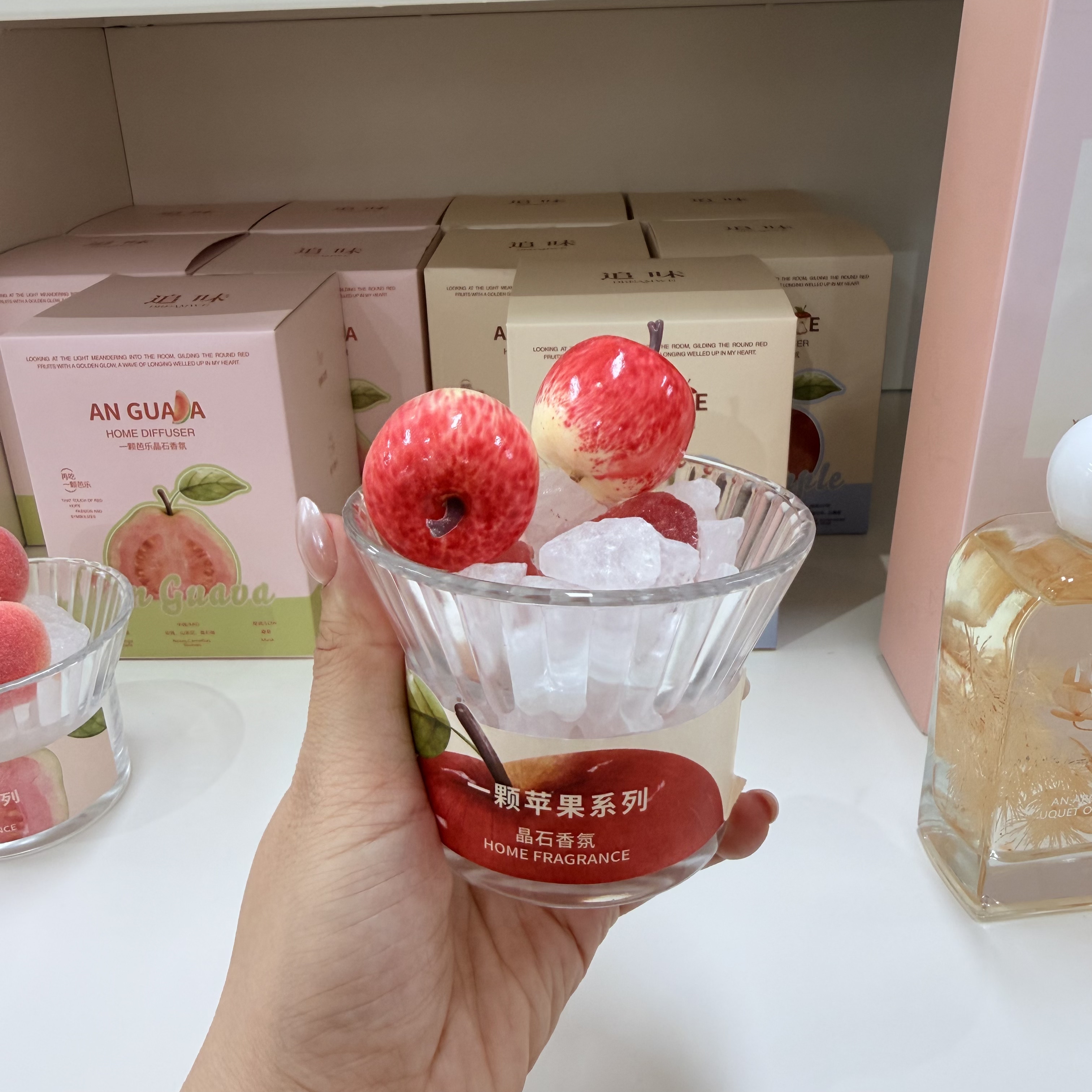 追味晶石香薰挥发液苹果小清新水蜜桃成熟水果香薰家饰品香摆样