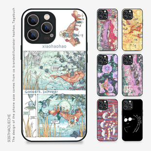 9397号列车 haohao_Tagebuch 原创插画手机壳适用于苹果17Promax16Pro15华为p60p70promate60小米17vivooppo