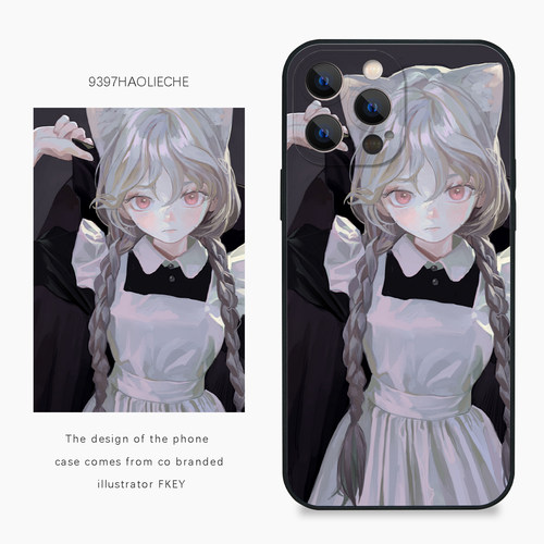 9397号列车x插画师：FKEY联名16正版手机壳适用于苹果17Promax16Promax15pro14华为p50p60p70pro小米14