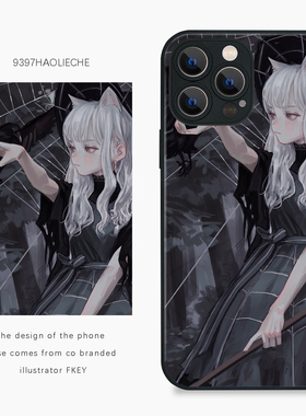 9397号列车插画师 FKEY 1联名款手机壳适用于苹果17Promax16Promax15pro14华为p50p60p70promate60Pro