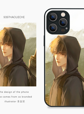 9397号列车插画师目立里联名款手机壳适用于苹果17Promax16Promax15pro华为p50p60p70promate小米13vivooppo