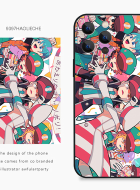 9397号列车x插画师：awfulartparty联名10正版手机壳适用于苹果17Promax16Promax15华为p60p70小米17vivooppo