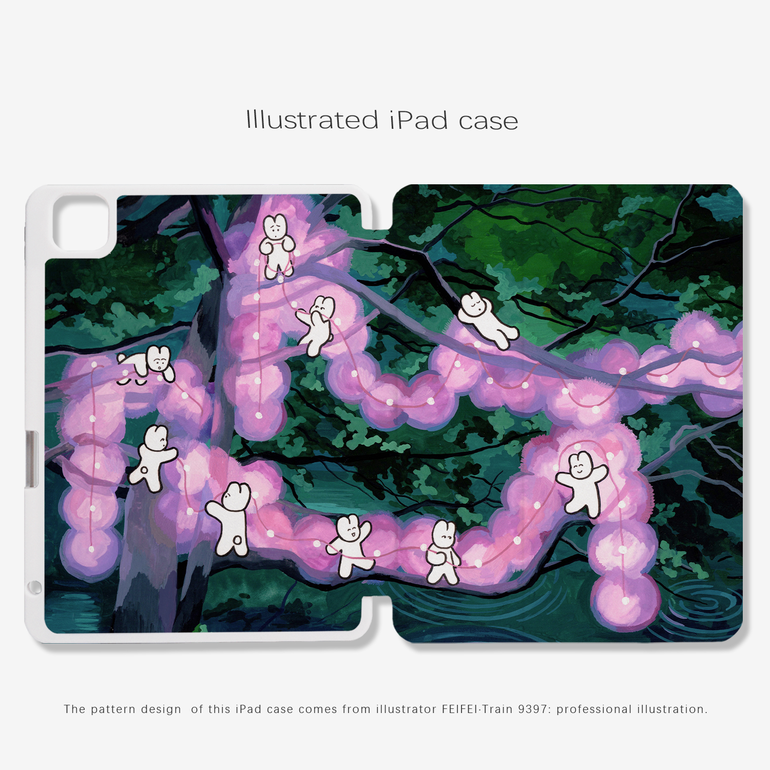 9397 FEIFEI ipad壳适用于ipadpro2018/2020/2024 10.9 11寸12.9寸13寸白色机壳
