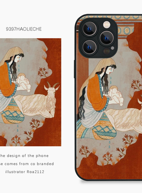 9397Roa2112原创插画手机壳适用于苹果17Promax16Promax15pro14华为p50p60p70promate小米13vivooppo