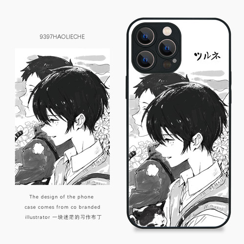 插画师钢化玻璃苹果安卓苹果