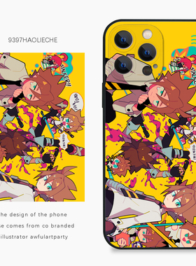 9397号列车x插画师：awfulartparty联名9正版手机壳适用于苹果17Promax16Pro15华为p60p70pro小米17vivooppo